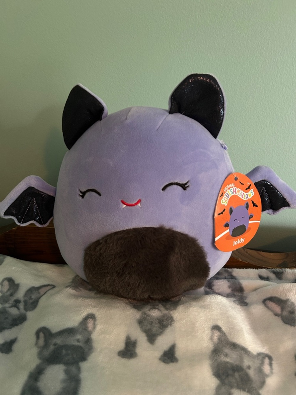 Squishmallows Jody Bat Plush - Lavender, Brown, Black